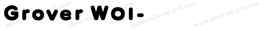 Grover W01字体转换